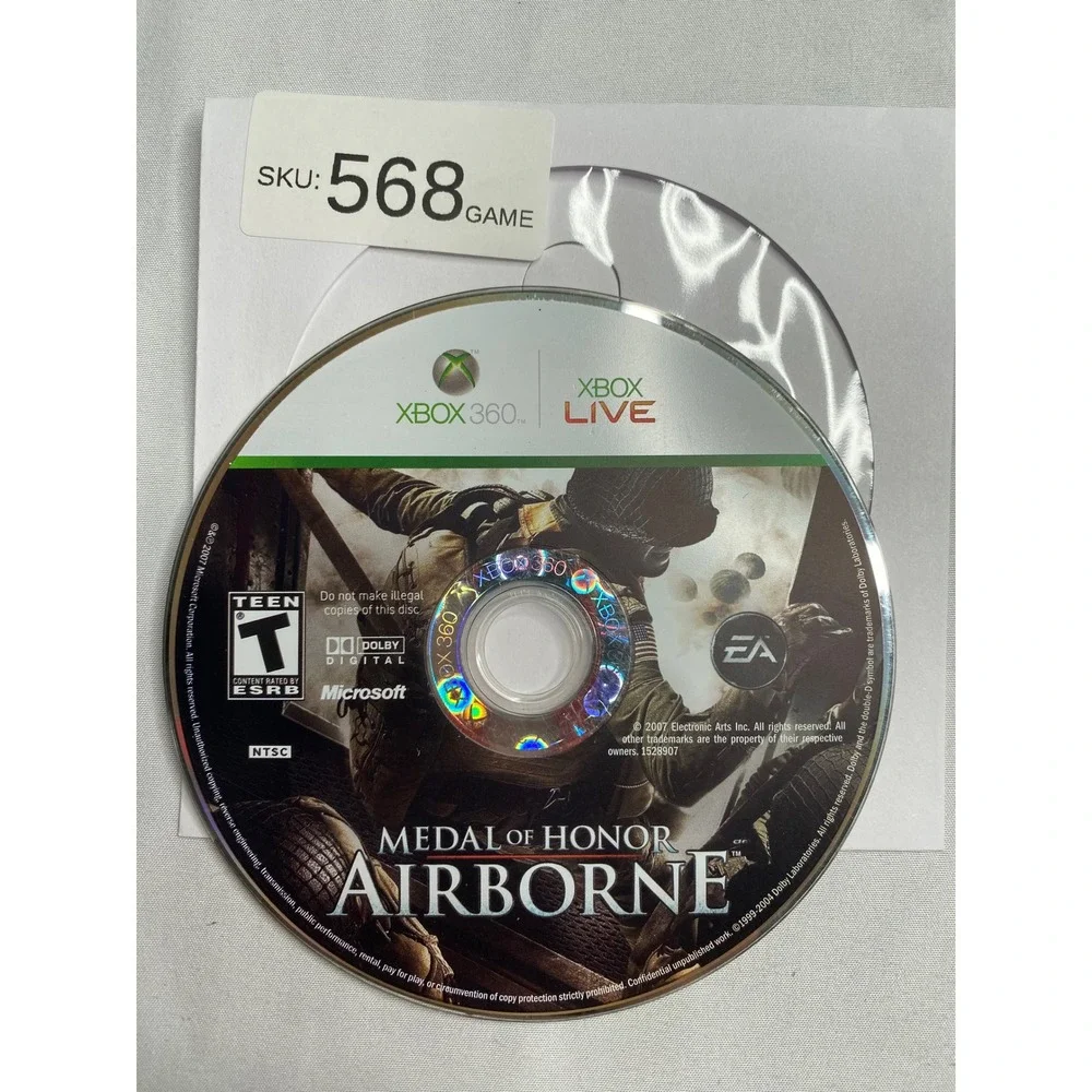 Medal of Honor Airborne Microsoft Xbox 360